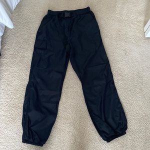 Black cargo pants
